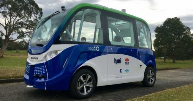 NSW driverless bus trial