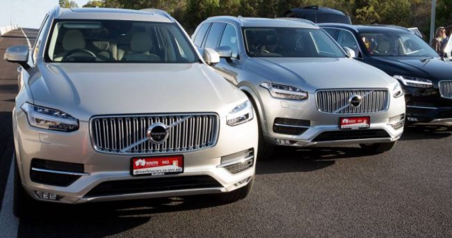 ADVI demonstration Volvo driverless cars