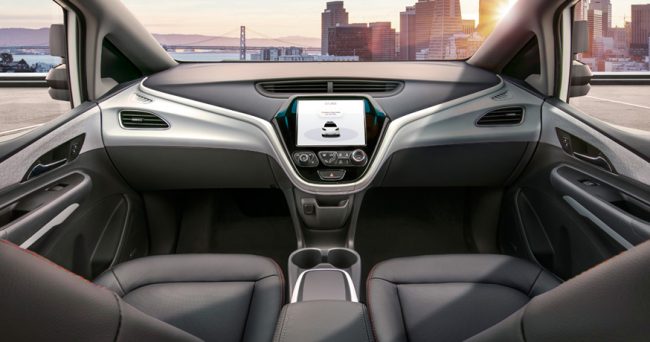 GM Cruise AV cockpit