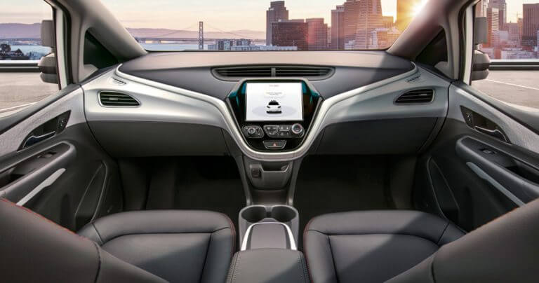 GM Cruise AV cockpit