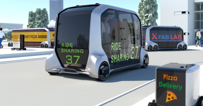 Toyota ePalette concept vehicle