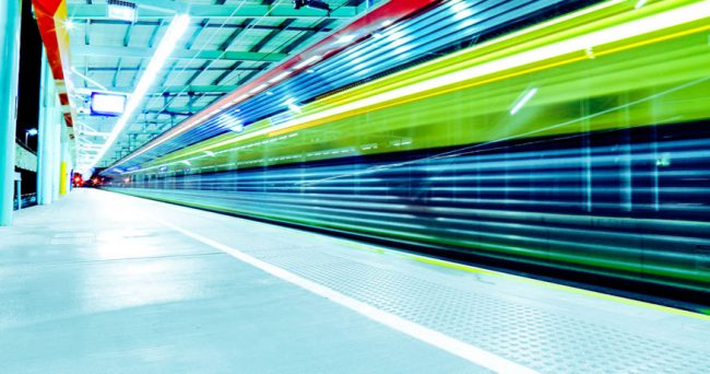 Adelaide train light exposure effect