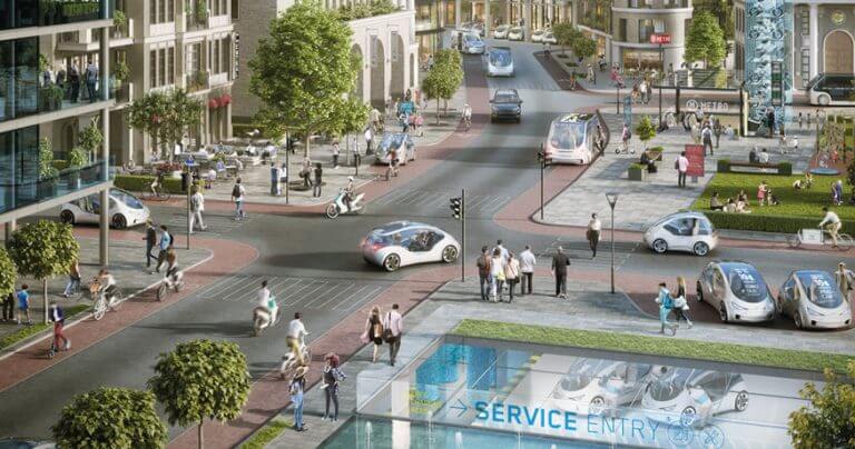 Bosch Urban Mobility scene