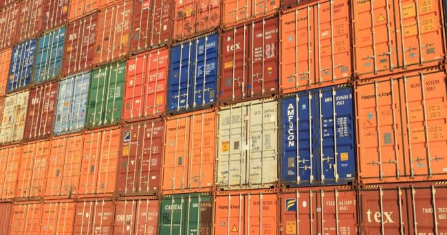 freight container wall