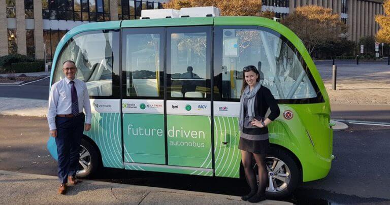 La Trobe University autonobus driverless shuttle