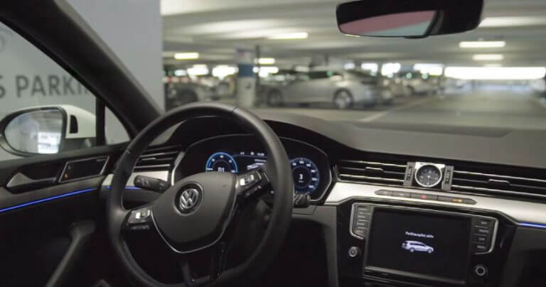 Volkswagen autonomous parking trial