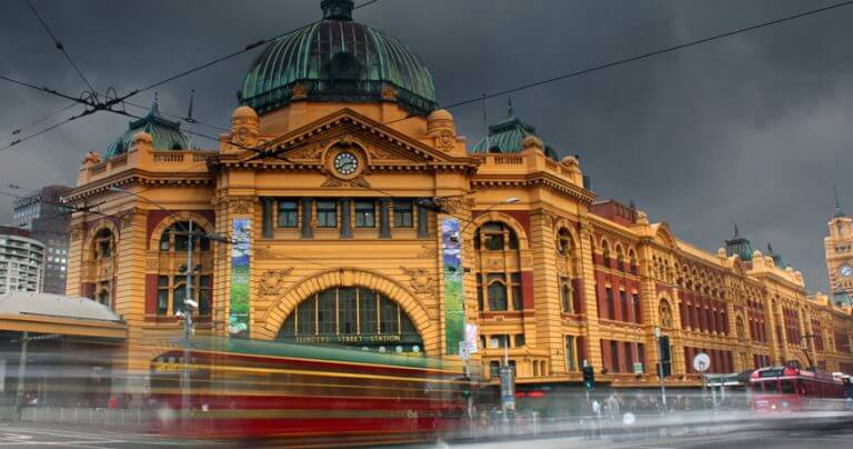Flinders Street train station Melbourne