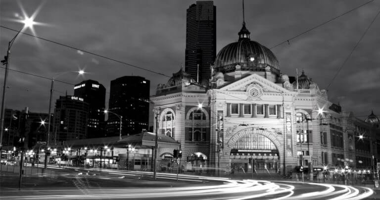 Flinders Street train station Melbourne