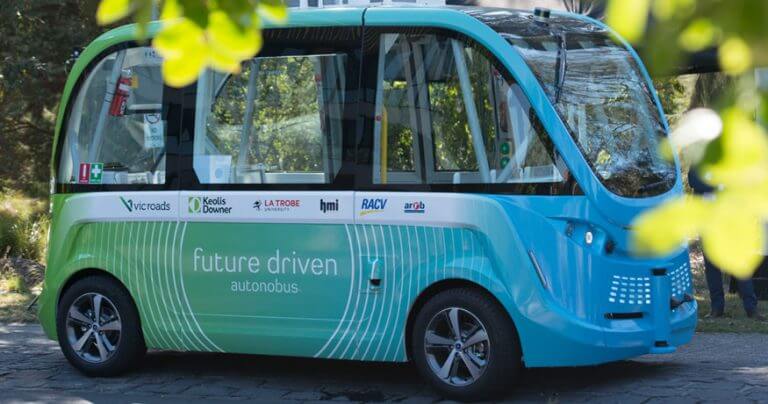 autonobus driverless shuttle LaTrobe University
