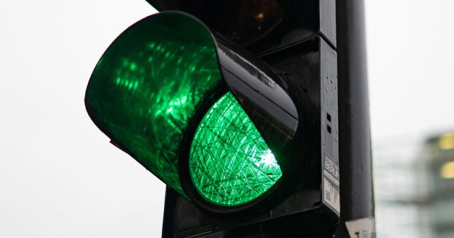 green traffic light