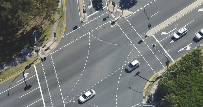 intersection traffic lights