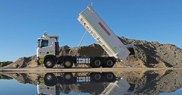 Scania Autonomous truck test Rio Tinto Western Australia