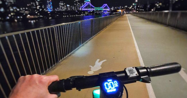 Jennifer Dudley-Nicholson Lime scooter