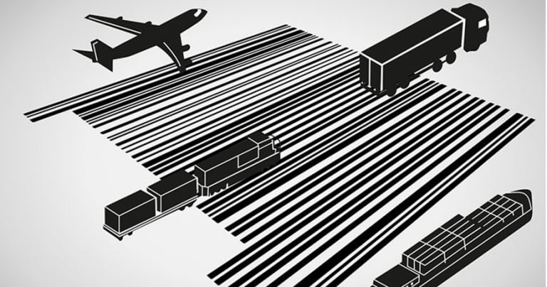 barcode and freight transport modes