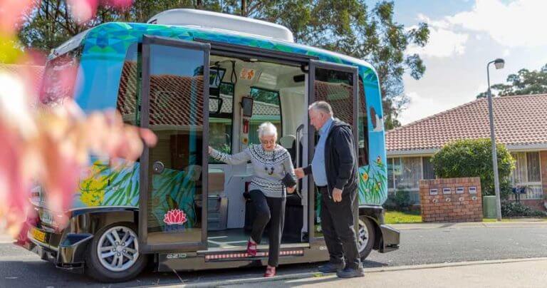 Busbot Marian Grove Retirement Village Toormina shuttle passengers