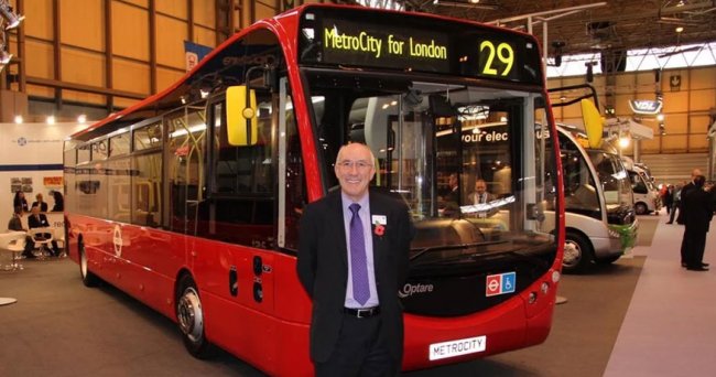 Leon Daniels interview in front of London Bus