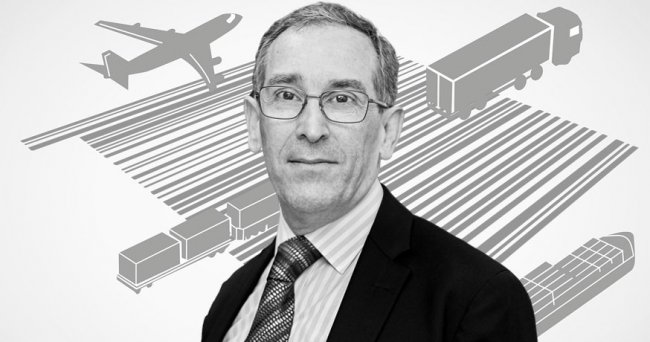 Ian Christensen freight barcode background