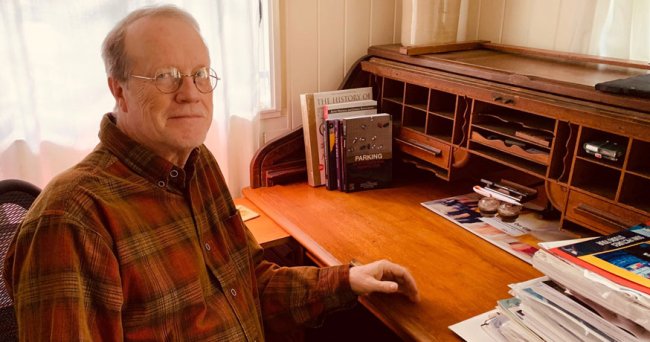 Neil Sipe working from home