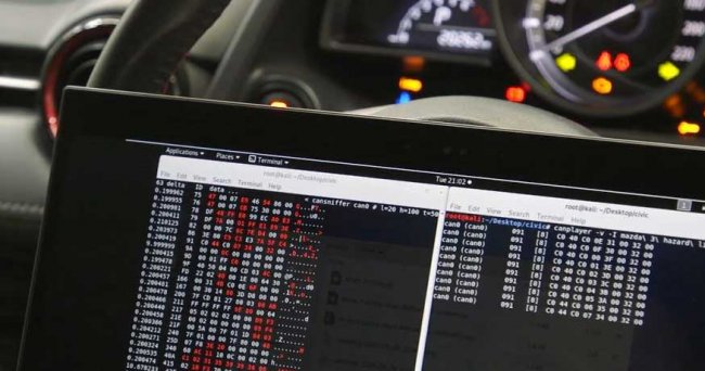 Vehicle computer system scan and car dash