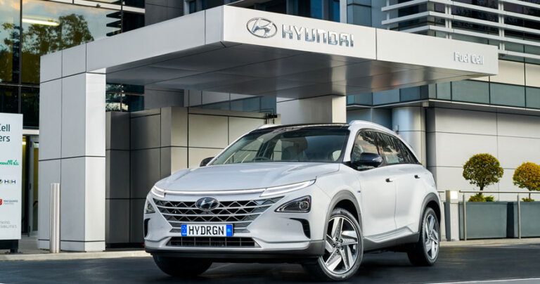 Hyundai NEXO hydrogen powered SUV