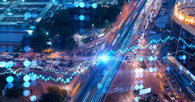 transport system with chart hologram