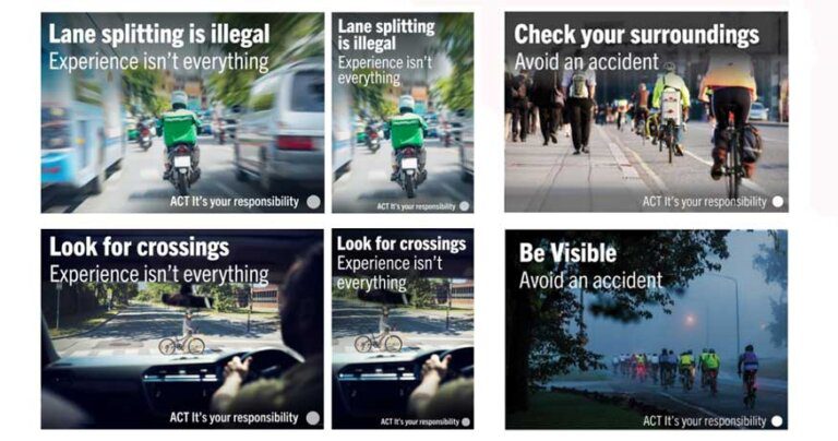 ACT road empathy campaigns - examples