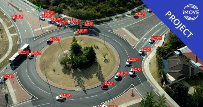 iMOVE project 1-028 lead image - roundabouts drone analytics