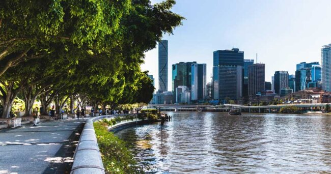 Brisbane River and cityscape