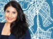 Ishra Baksh with Brisbane map backdrop