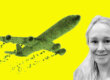 Dr Emma Whittlesea portrait and 'green' plane