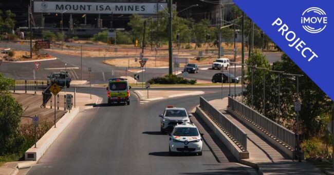 iMOVE project 1-075 - ZOE2 automated vehicle in Mt Isa, Queensland