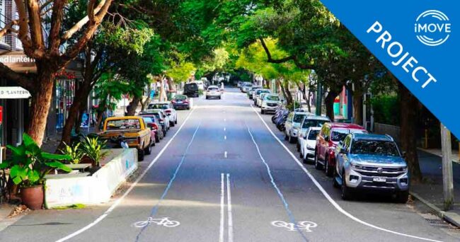 iMOVE project 6-040 - Speed and safety evaluation of shared spaces in NSW