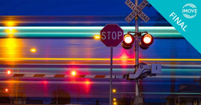 Illustrative graphic for iMOVE project 1-015 outcome article - mapping passive railway crossings
