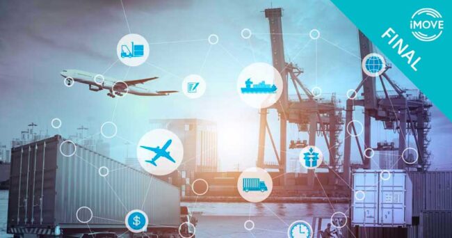 Illustrative graphic for iMOVE project 2-015 final report - Internet of Things and the tracking and monitoring of freight