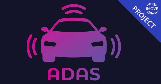 Illustrative graphic for iMOVE project 1-090 - Evaluating real-world effectiveness of ADAS