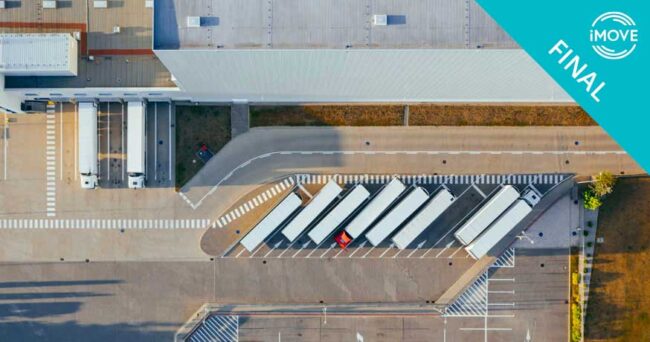 Illustrative graphic for iMOVE project 2-010 outcome article - Optimisation loading dock capacity new buildings tool