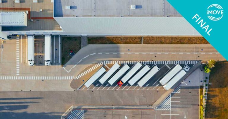 Illustrative graphic for iMOVE project 2-010 outcome article - Optimisation loading dock capacity new buildings tool