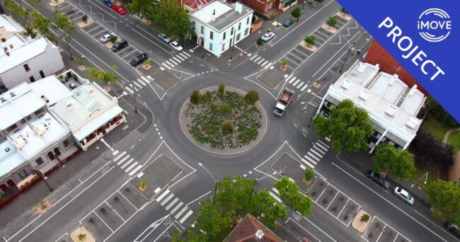 Illustrative image for iMOVE prject 1-094 - Vulnerable road user safety and efficiency at intersections