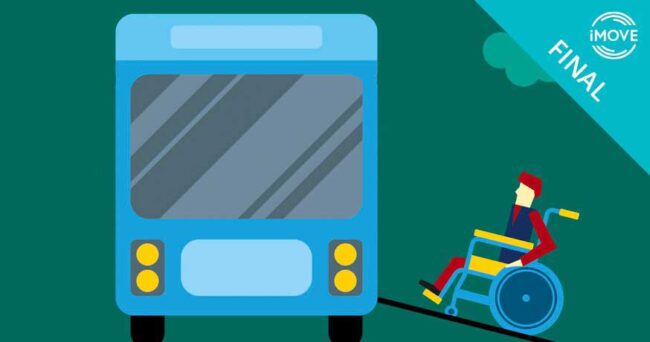 Illustrative graphic for iMOVE project 6-036 outcome article - Accessibility guidelines for CAVs in public transport v2