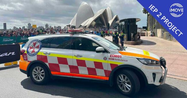 Illustrative image for iMOVE project 1-104 - Optimising ambulance logistics fo -time-critical emergencies