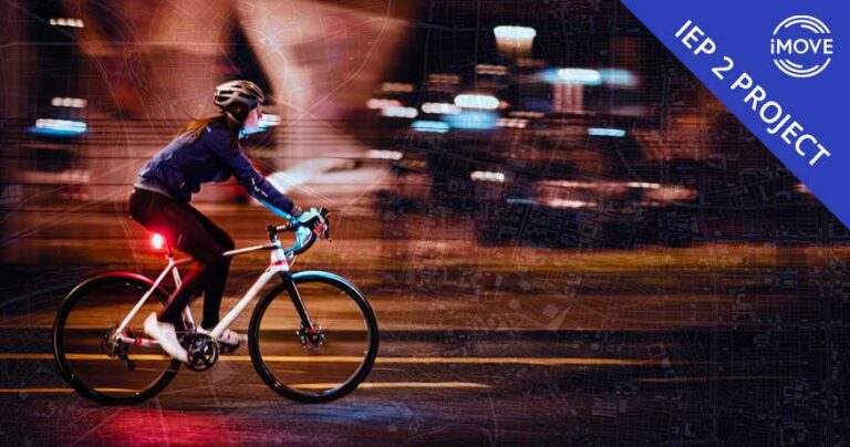 Illustrative image for iMOVE project 3-049 - AI-powered data dashboard for cycling safety and planning