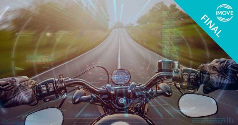 Illustrative image for iMOVE project 1-068 outcome article - connected motorcycle trial