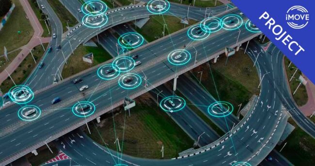 Illustrative image for iMOVE project 1-112 - Connected vehicles - Data and behavioural analysis insights v2