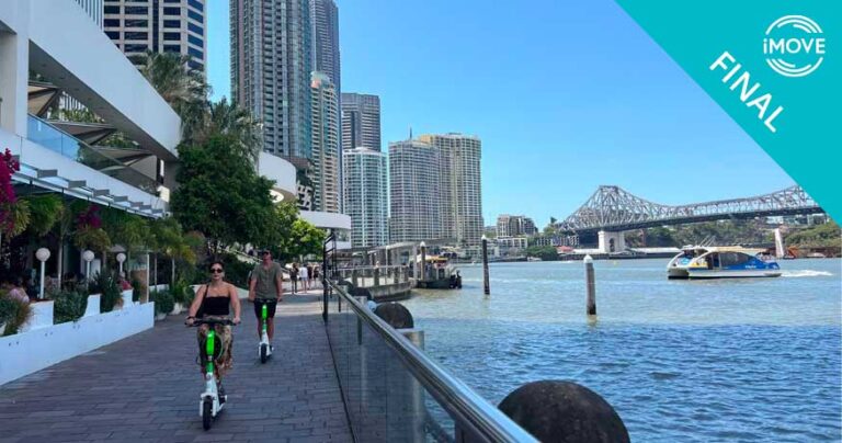 Illustrative image for iMOVE project 3-044 outcomes - Connectivity-between micromobility and public transport Brisbane